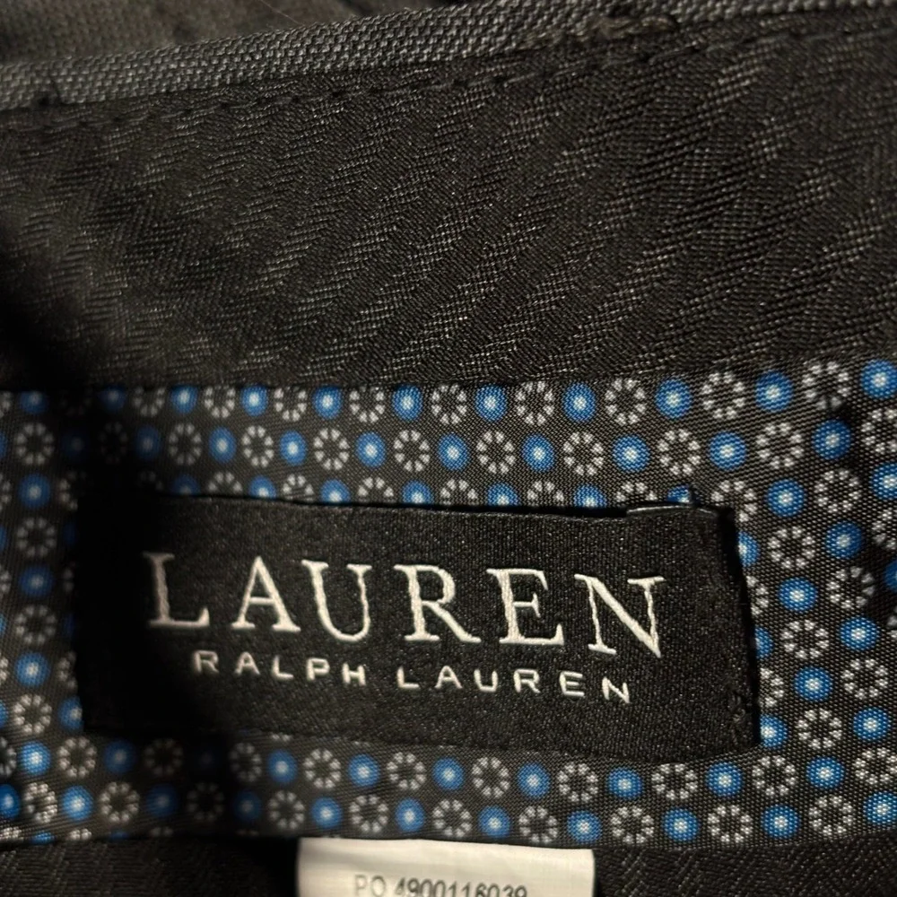 Lauren Ralph Lauren Mens Gray Classic Fit Wool Ultraflex Suit Trouser Pant 44x32